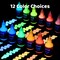 Glow in The Dark Paint, Glow Paint Set of 12 Bright Colors 30ml/1oz, Long Lasting Glow Fluorescent Perfect for Art Painting, DIY projects, Easter, Halloween, and Christmas Decorations